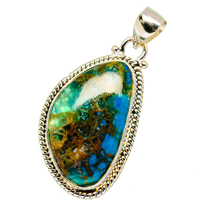 Peruvian Opal Pendants handcrafted by Ana Silver Co - PD16290