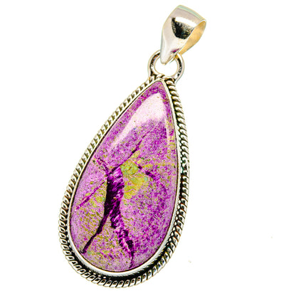Stichtite Pendants handcrafted by Ana Silver Co - PD16304