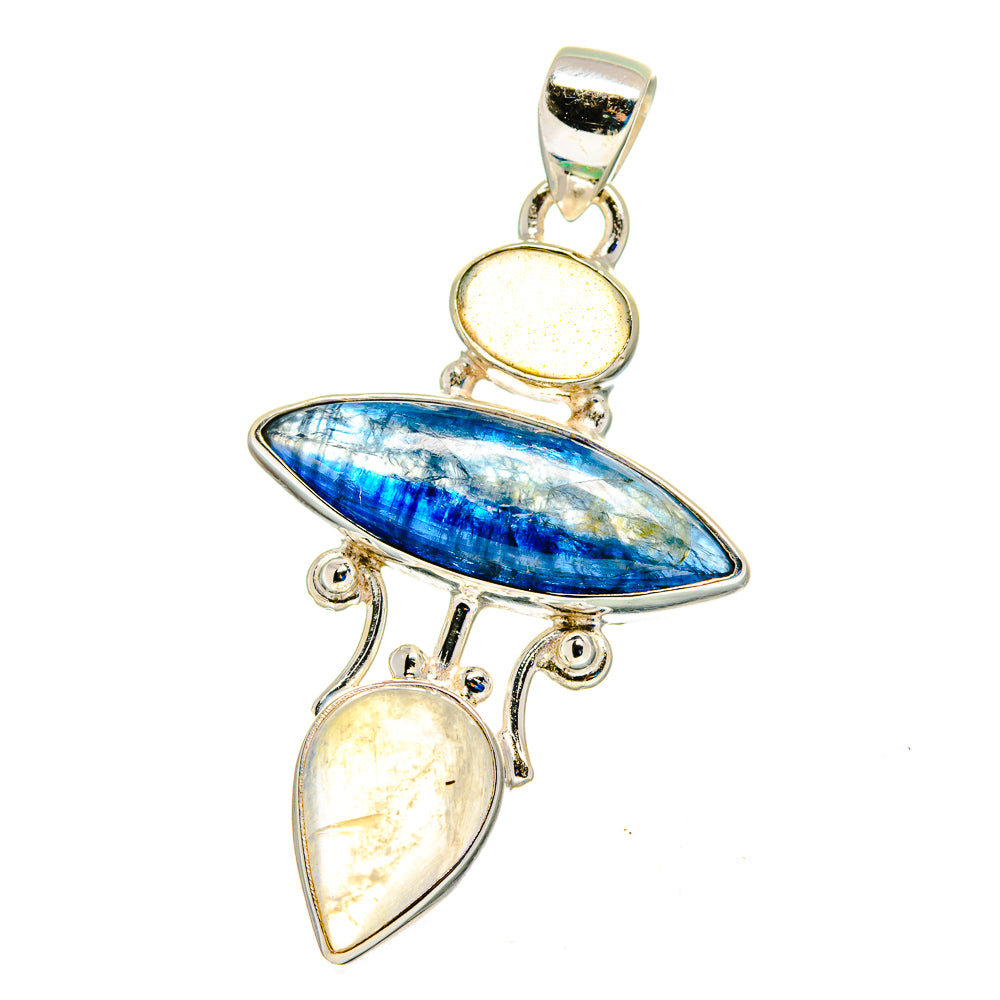 Kyanite Pendants handcrafted by Ana Silver Co - PD16306