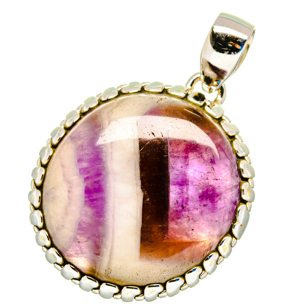 Chevron Amethyst Pendants handcrafted by Ana Silver Co - PD16318