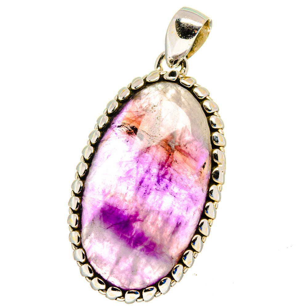 Chevron Amethyst Pendants handcrafted by Ana Silver Co - PD16324