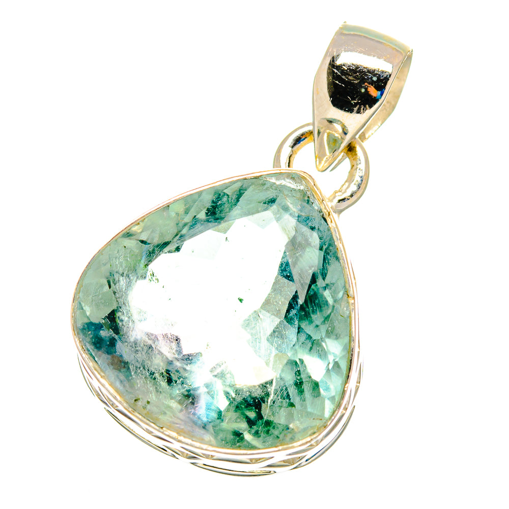 Blue Fluorite Pendants handcrafted by Ana Silver Co - PD16330