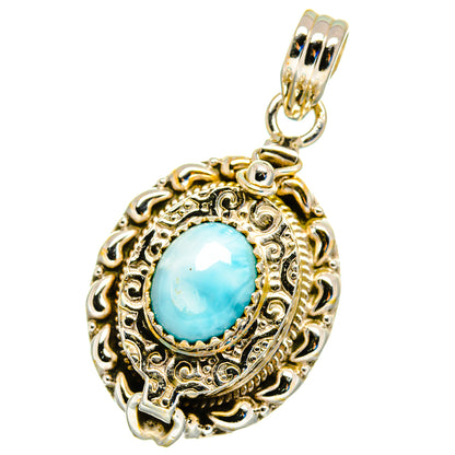 Larimar Pendants handcrafted by Ana Silver Co - PD16341