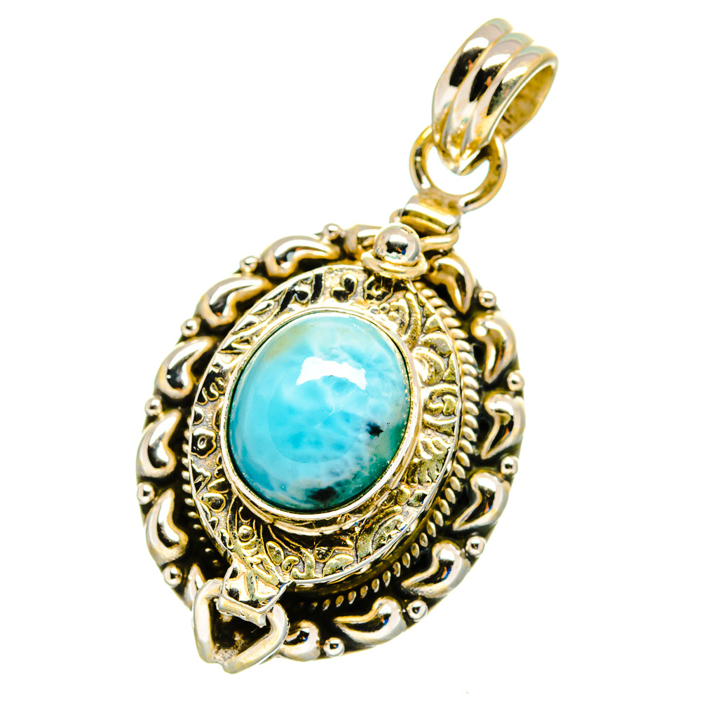 Larimar Pendants handcrafted by Ana Silver Co - PD16342