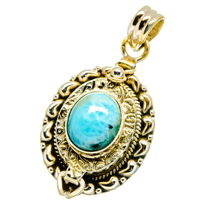 Larimar Pendants handcrafted by Ana Silver Co - PD16342