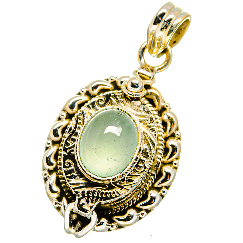 Aqua Chalcedony Pendants handcrafted by Ana Silver Co - PD16352