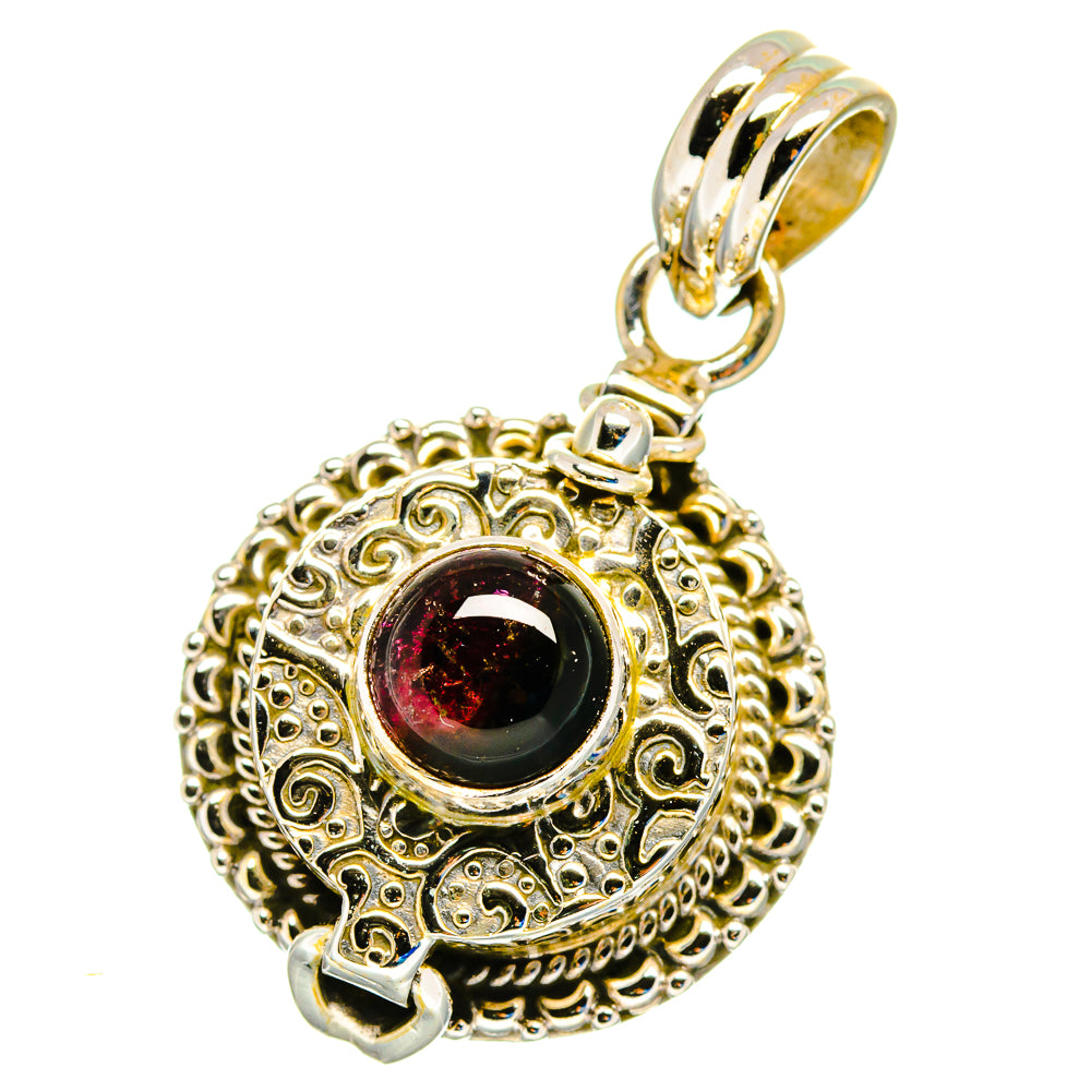 Garnet Pendants handcrafted by Ana Silver Co - PD16353