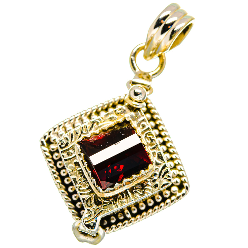 Garnet Pendants handcrafted by Ana Silver Co - PD16354