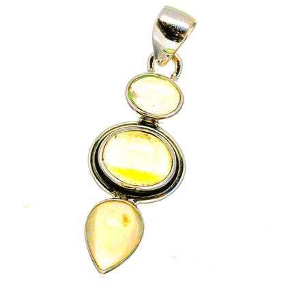 Ethiopian Opal Pendants handcrafted by Ana Silver Co - PD16363