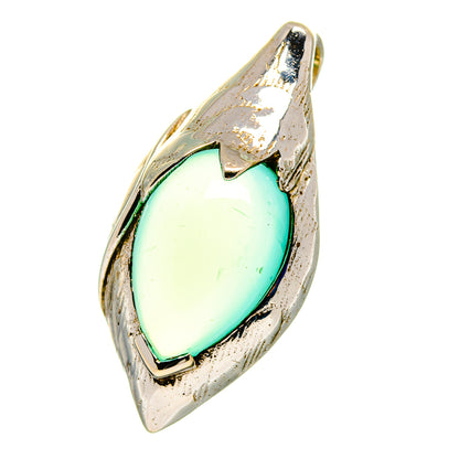 Aqua Chalcedony Pendants handcrafted by Ana Silver Co - PD16364
