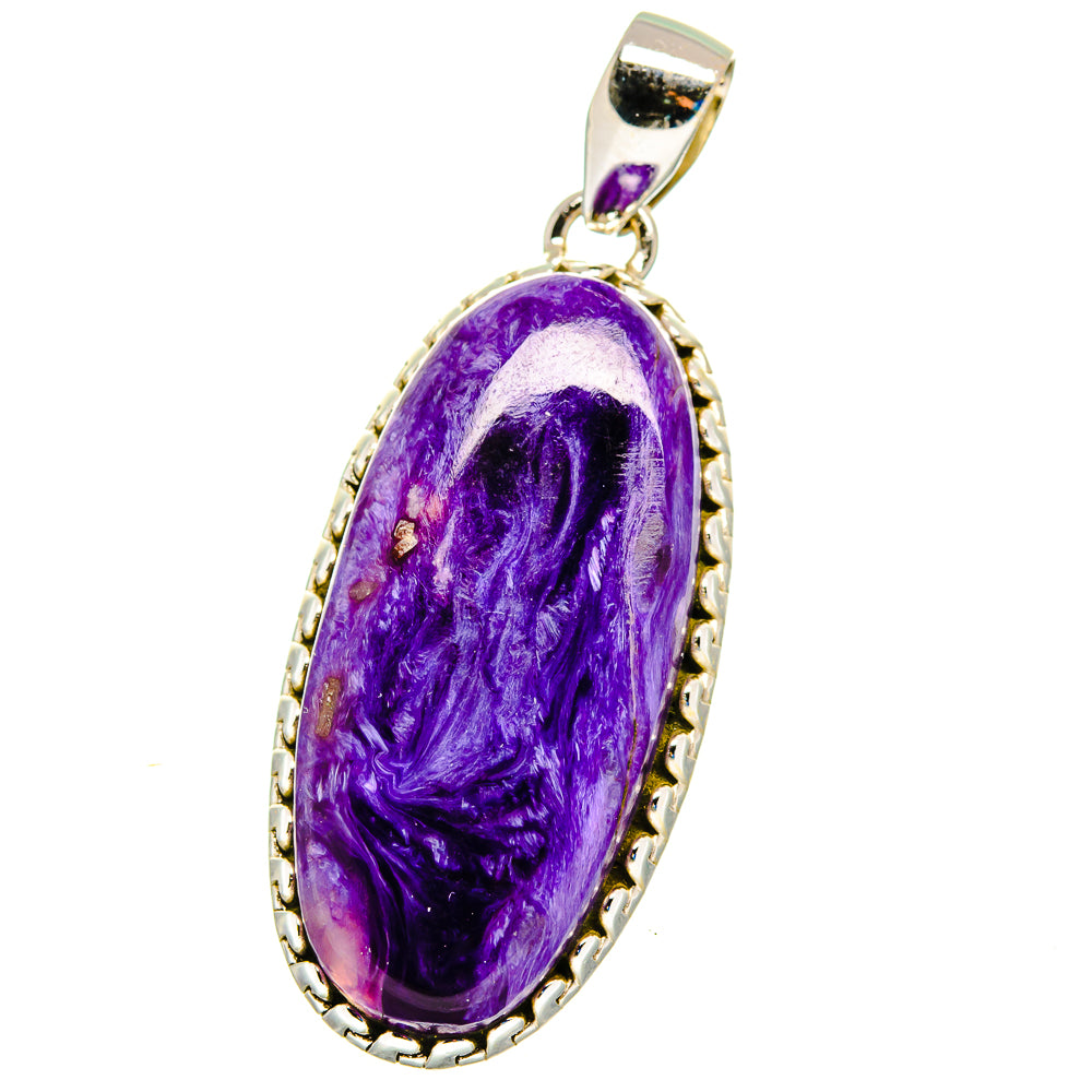 Charoite Pendants handcrafted by Ana Silver Co - PD16365