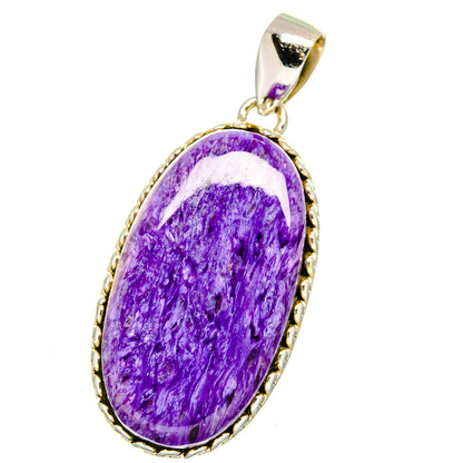 Charoite Pendants handcrafted by Ana Silver Co - PD16368