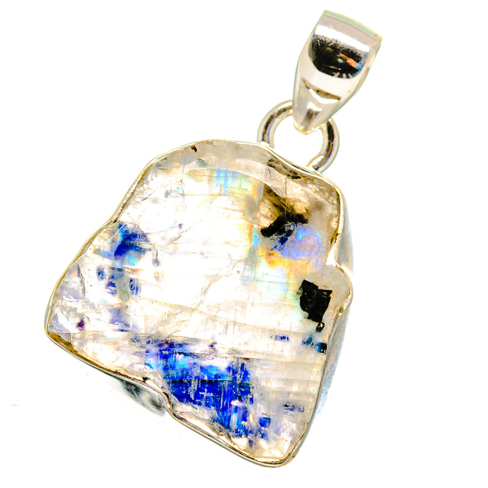 Rainbow Moonstone Pendants handcrafted by Ana Silver Co - PD16372