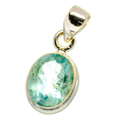 Blue Fluorite Pendants handcrafted by Ana Silver Co - PD16374