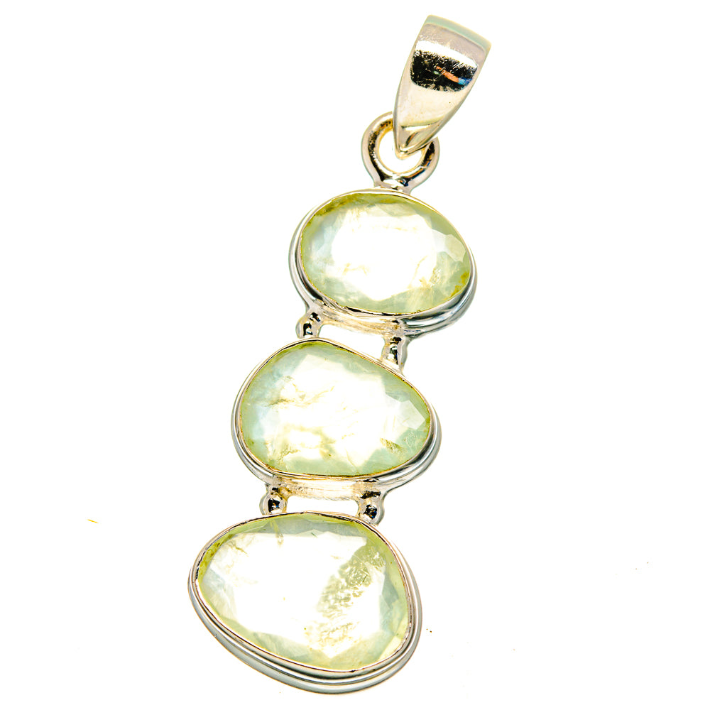 Prehnite Pendants handcrafted by Ana Silver Co - PD16375 - Photo 2