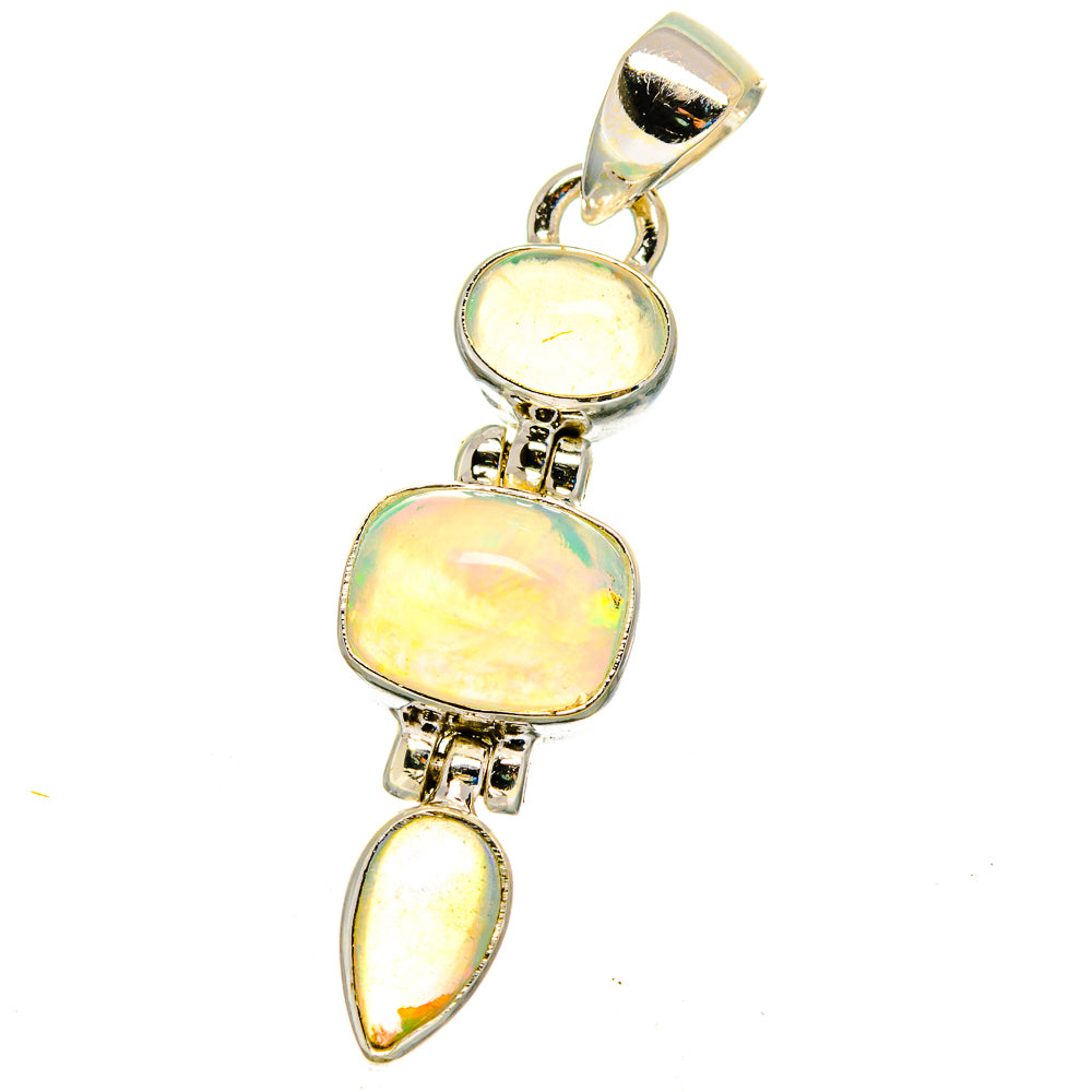 Ethiopian Opal Pendants handcrafted by Ana Silver Co - PD16376