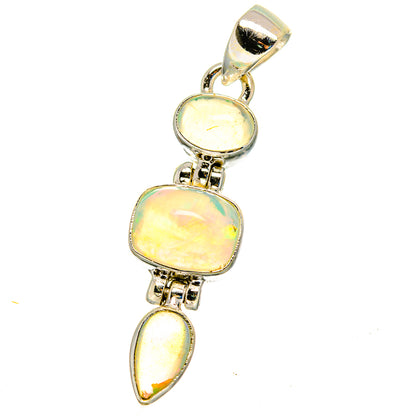 Ethiopian Opal Pendants handcrafted by Ana Silver Co - PD16376