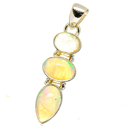 Ethiopian Opal Pendants handcrafted by Ana Silver Co - PD16377