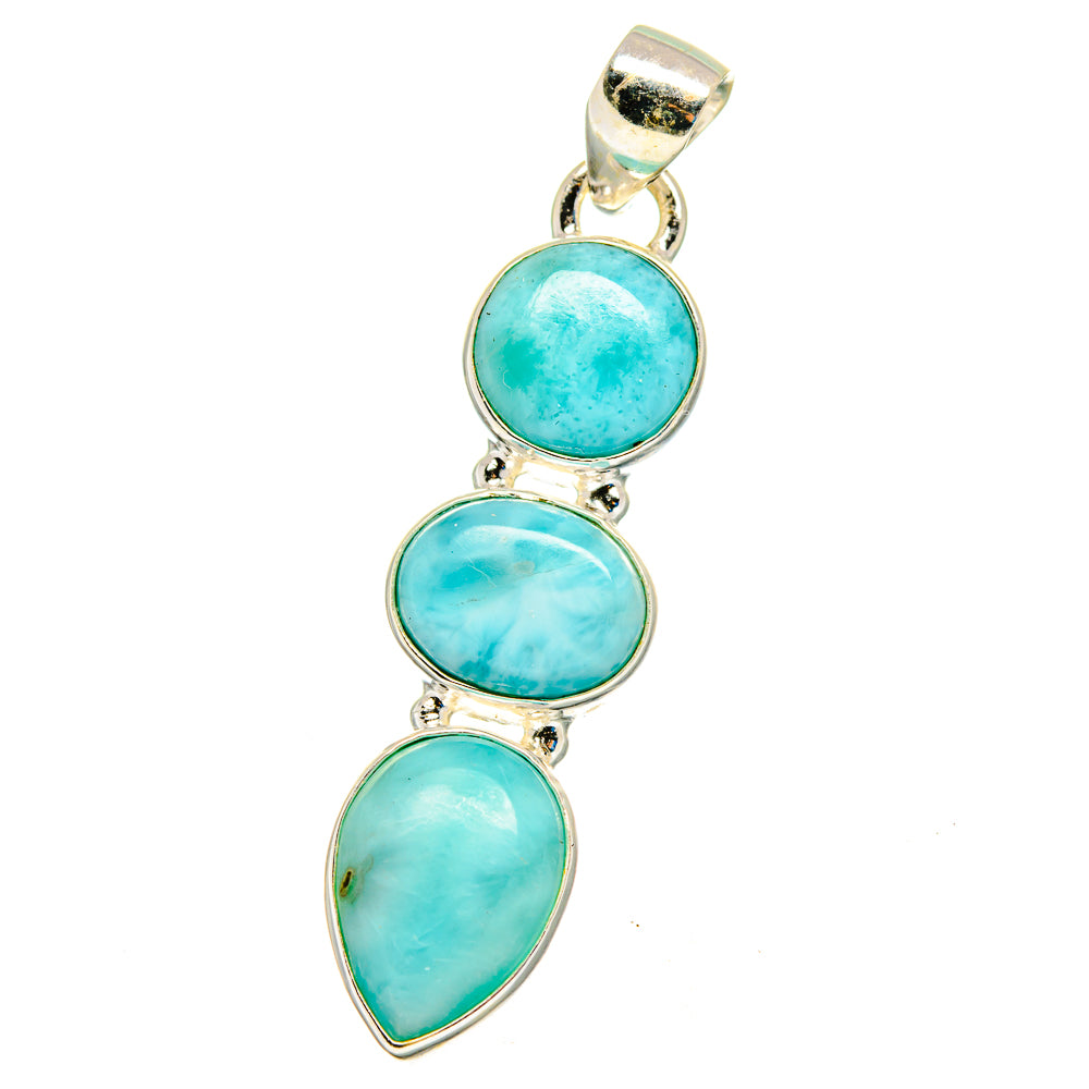 Larimar Pendants handcrafted by Ana Silver Co - PD16379