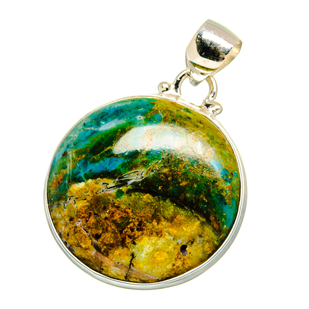 Peruvian Opal Pendants handcrafted by Ana Silver Co - PD16385