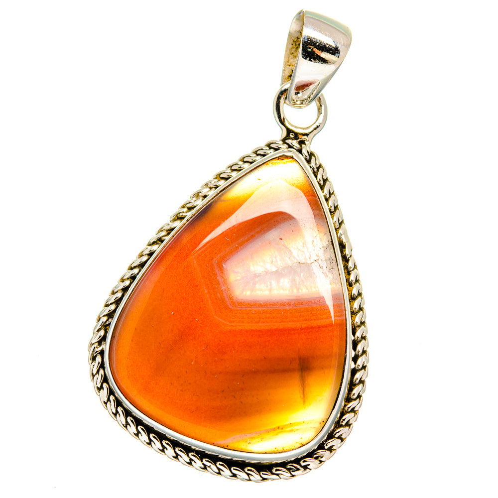 Botswana Agate Pendants handcrafted by Ana Silver Co - PD16386