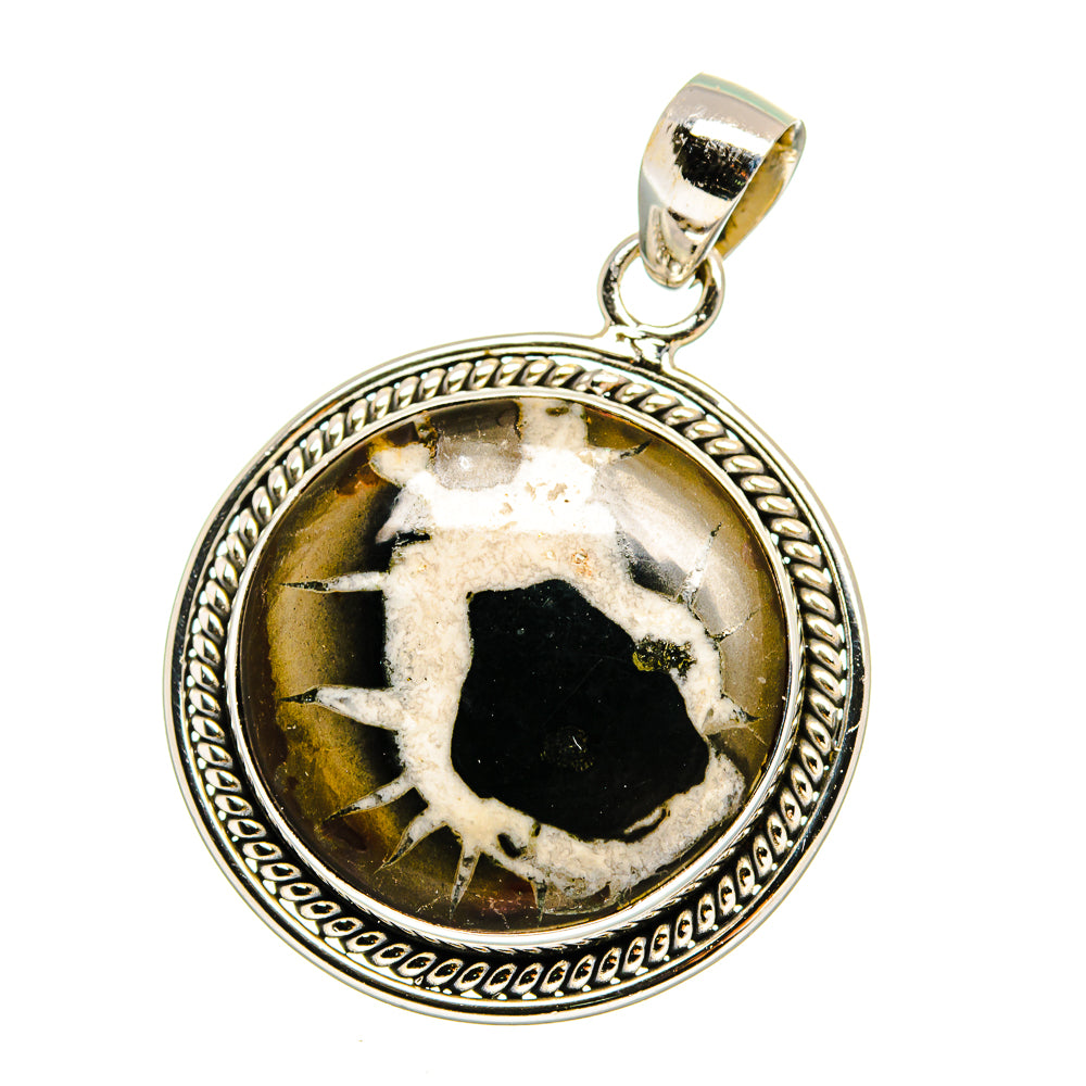 Septarian Geode Pendants handcrafted by Ana Silver Co - PD16389