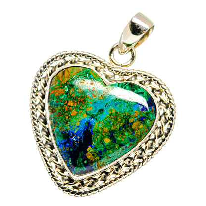 Azurite Malachite Pendants handcrafted by Ana Silver Co - PD16390