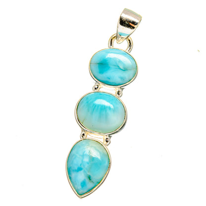 Larimar Pendants handcrafted by Ana Silver Co - PD16404