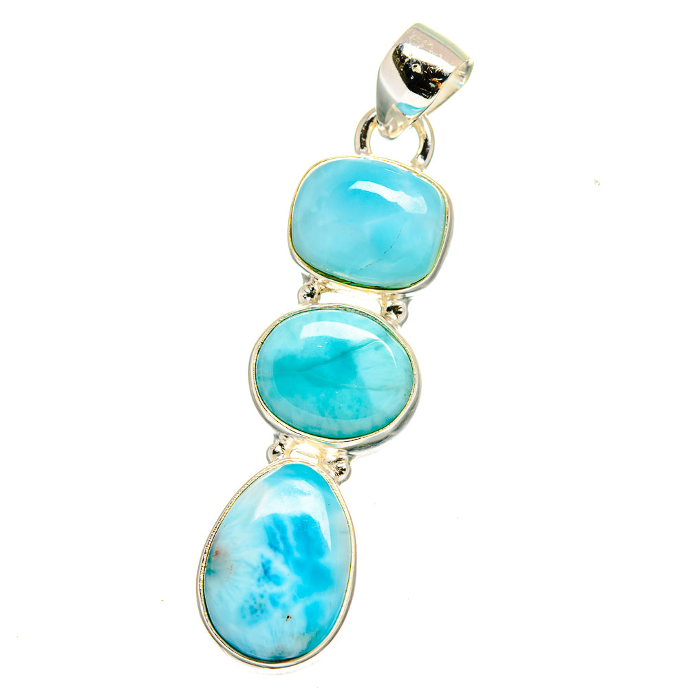 Larimar Pendants handcrafted by Ana Silver Co - PD16408