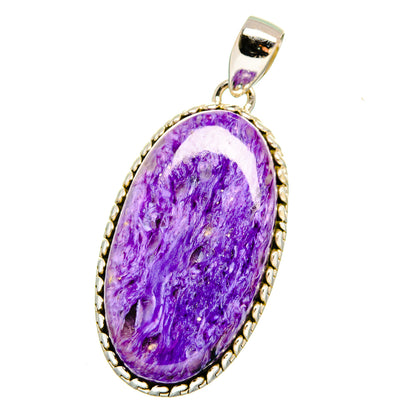 Charoite Pendants handcrafted by Ana Silver Co - PD16412