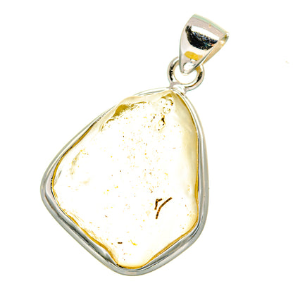 Libyan Desert Glass Pendants handcrafted by Ana Silver Co - PD16413