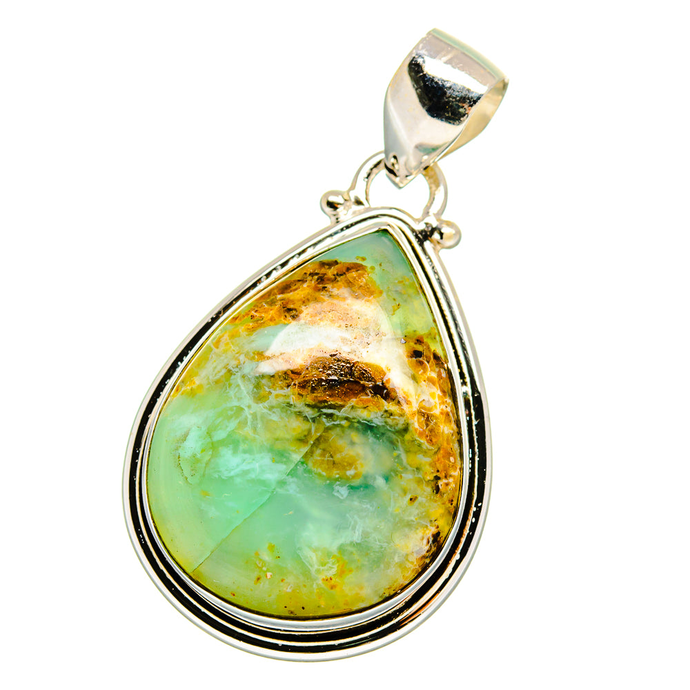 Peruvian Opal Pendants handcrafted by Ana Silver Co - PD16419
