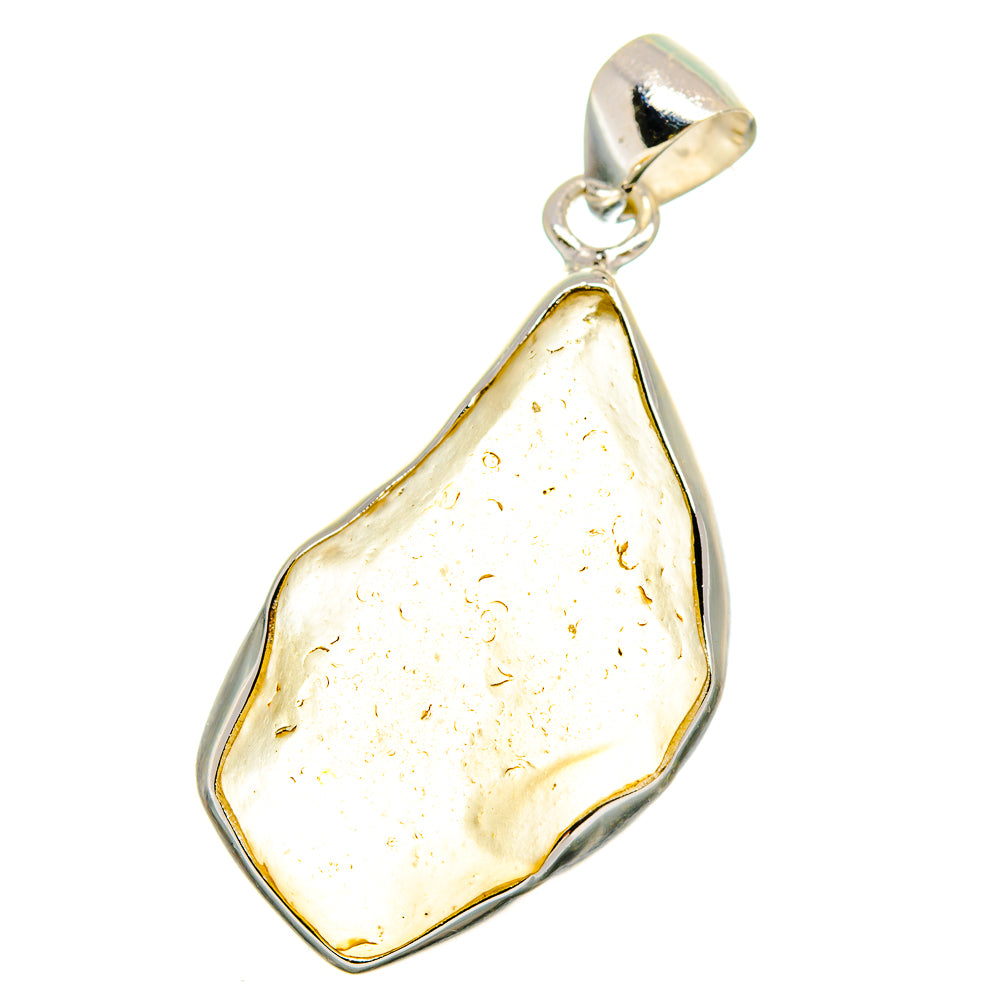 Libyan Desert Glass Pendants handcrafted by Ana Silver Co - PD16421