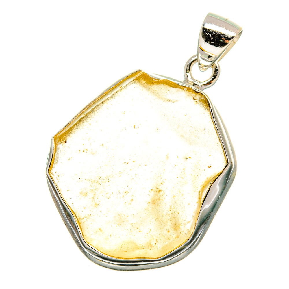 Libyan Desert Glass Pendants handcrafted by Ana Silver Co - PD16423