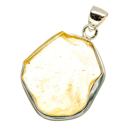 Libyan Desert Glass Pendants handcrafted by Ana Silver Co - PD16423