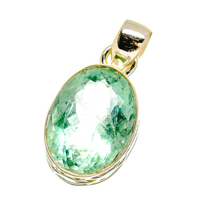 Green Fluorite Pendants handcrafted by Ana Silver Co - PD16433