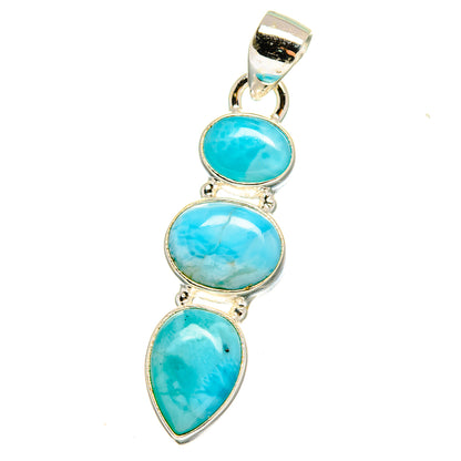 Larimar Pendants handcrafted by Ana Silver Co - PD16447