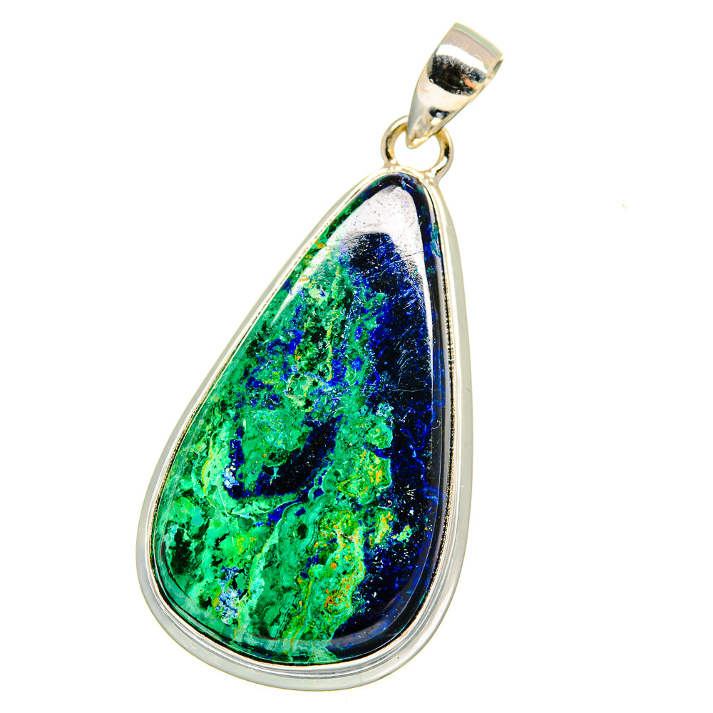 Azurite Malachite Pendants handcrafted by Ana Silver Co - PD16457