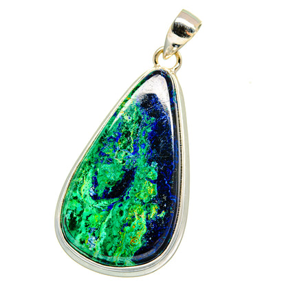 Azurite Malachite Pendants handcrafted by Ana Silver Co - PD16457