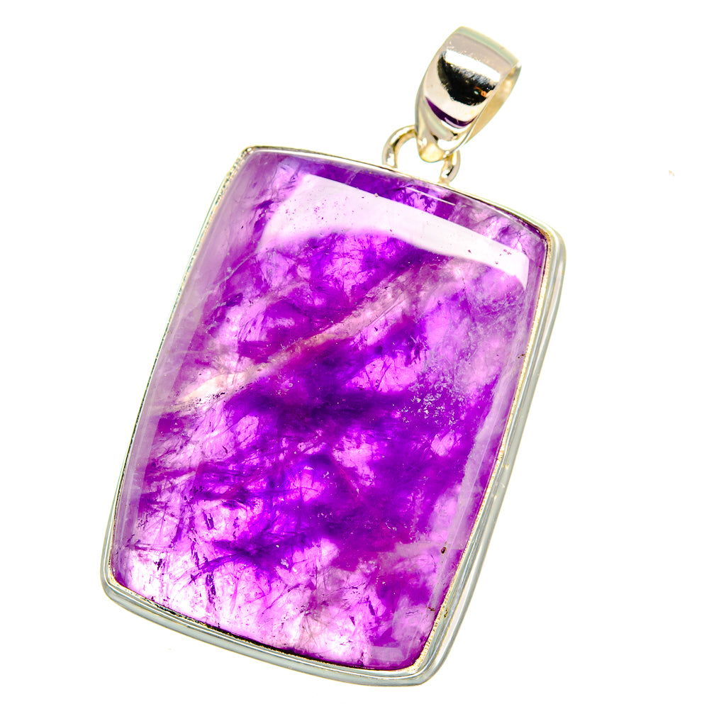 Chevron Amethyst Pendants handcrafted by Ana Silver Co - PD16460