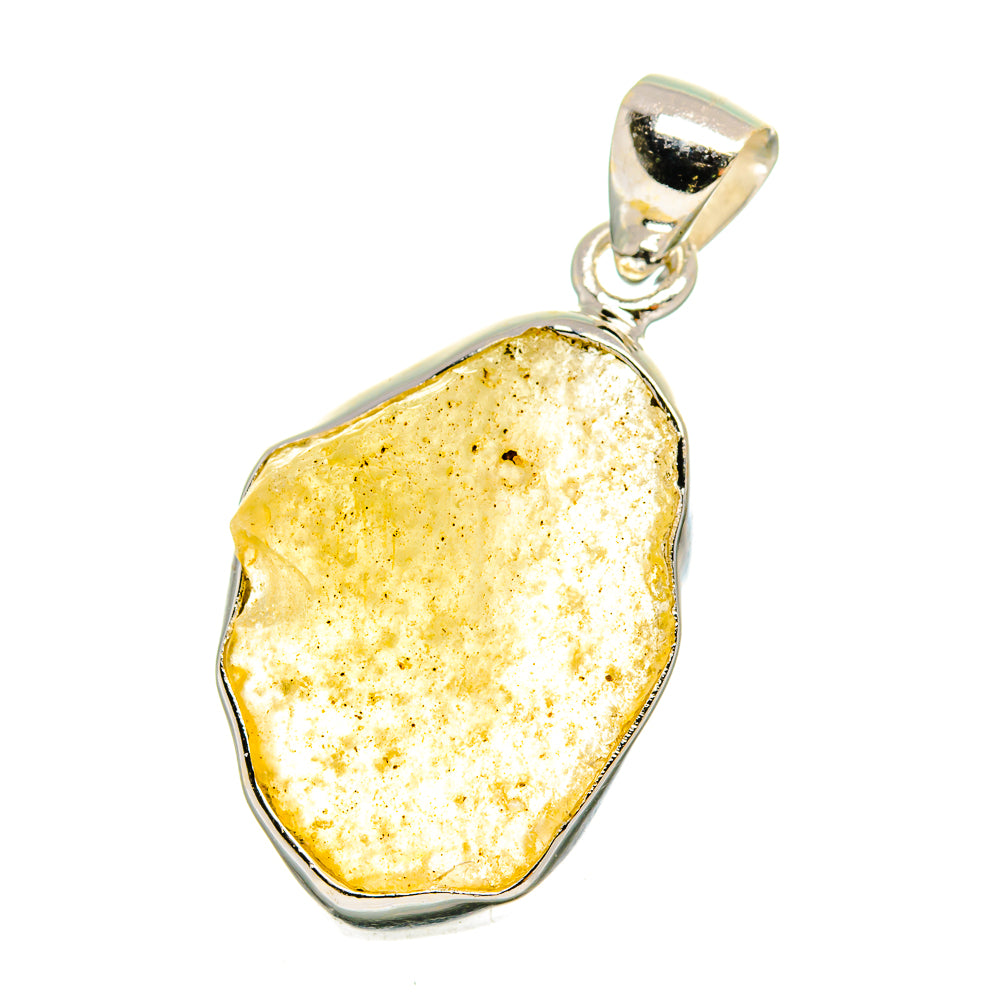 Libyan Desert Glass Pendants handcrafted by Ana Silver Co - PD16465