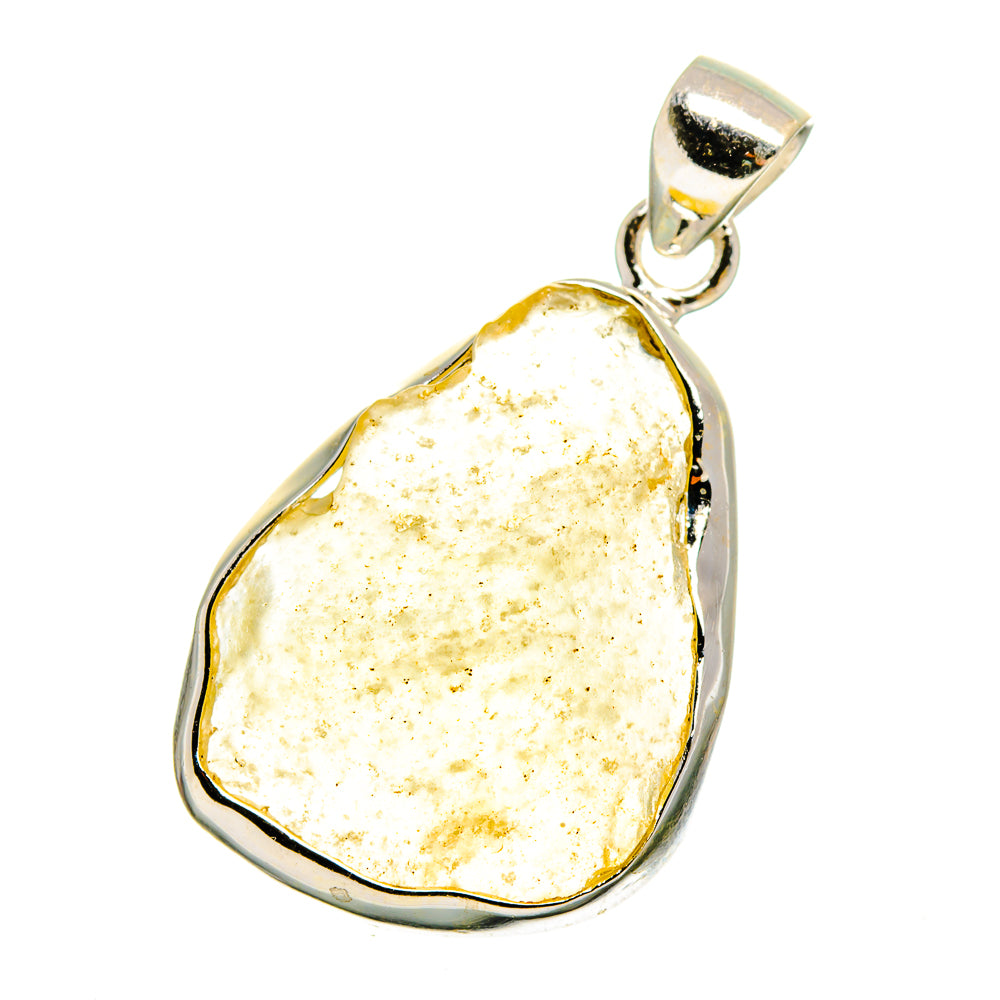 Libyan Desert Glass Pendants handcrafted by Ana Silver Co - PD16485