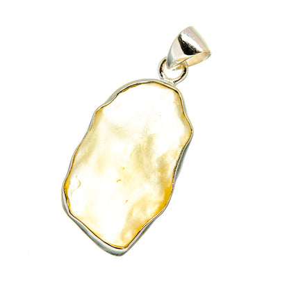 Libyan Desert Glass Pendants handcrafted by Ana Silver Co - PD16486