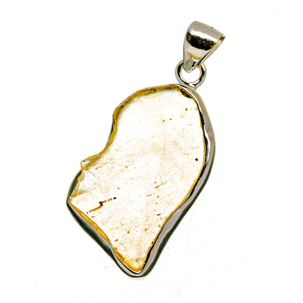 Libyan Desert Glass Pendants handcrafted by Ana Silver Co - PD16487