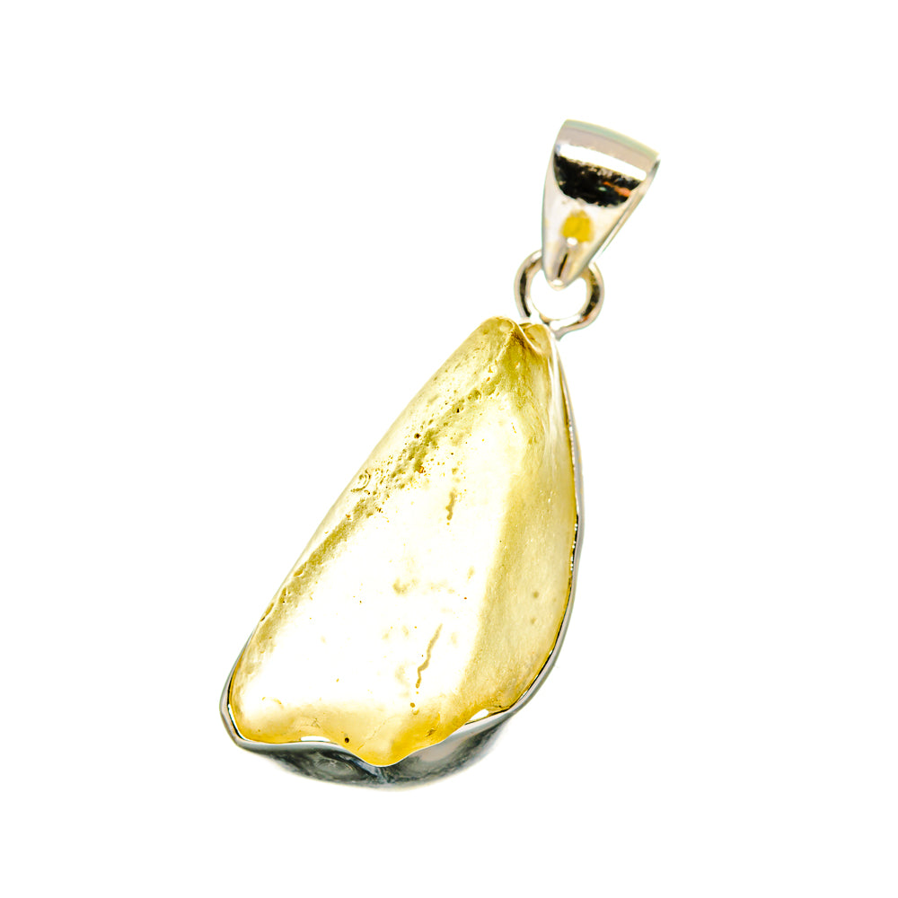 Libyan Desert Glass Pendants handcrafted by Ana Silver Co - PD16488