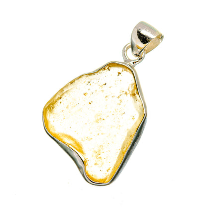Libyan Desert Glass Pendants handcrafted by Ana Silver Co - PD16489