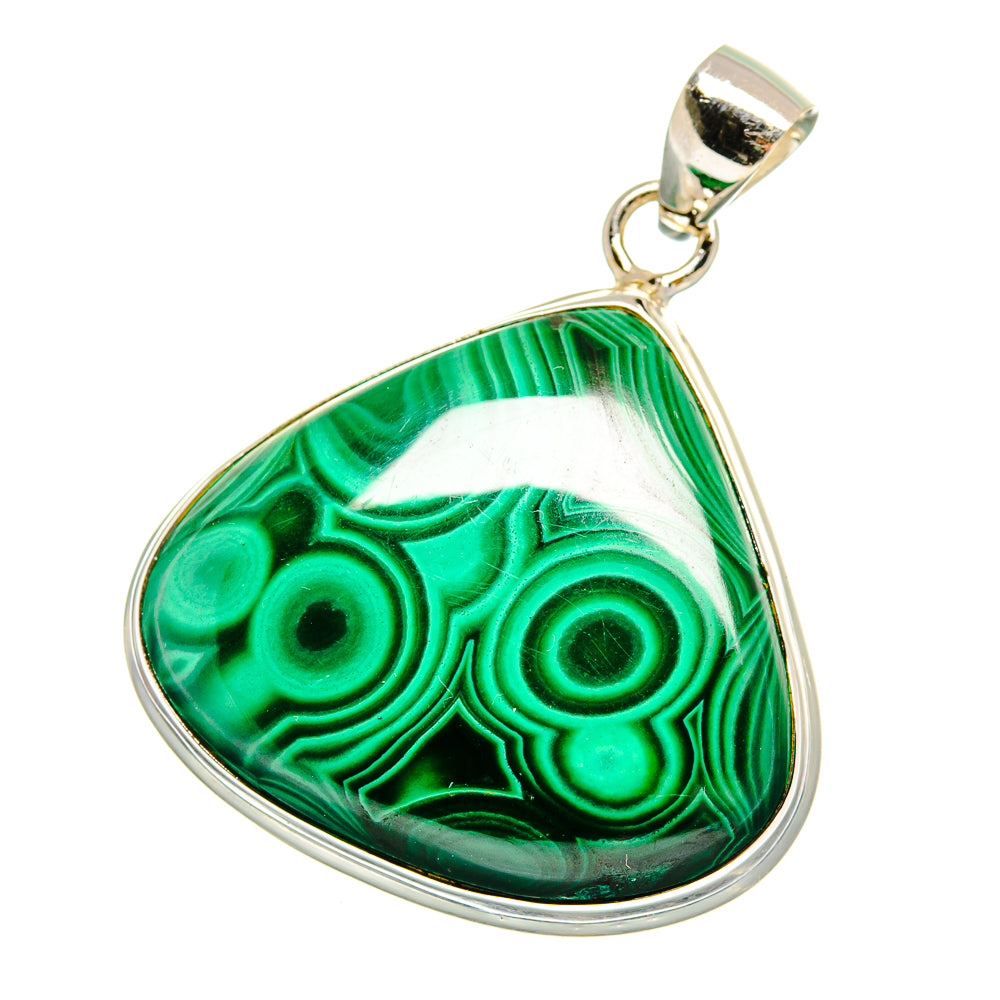 Malachite Pendants handcrafted by Ana Silver Co - PD16505