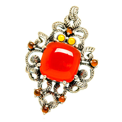Carnelian Pendants handcrafted by Ana Silver Co - PD16506