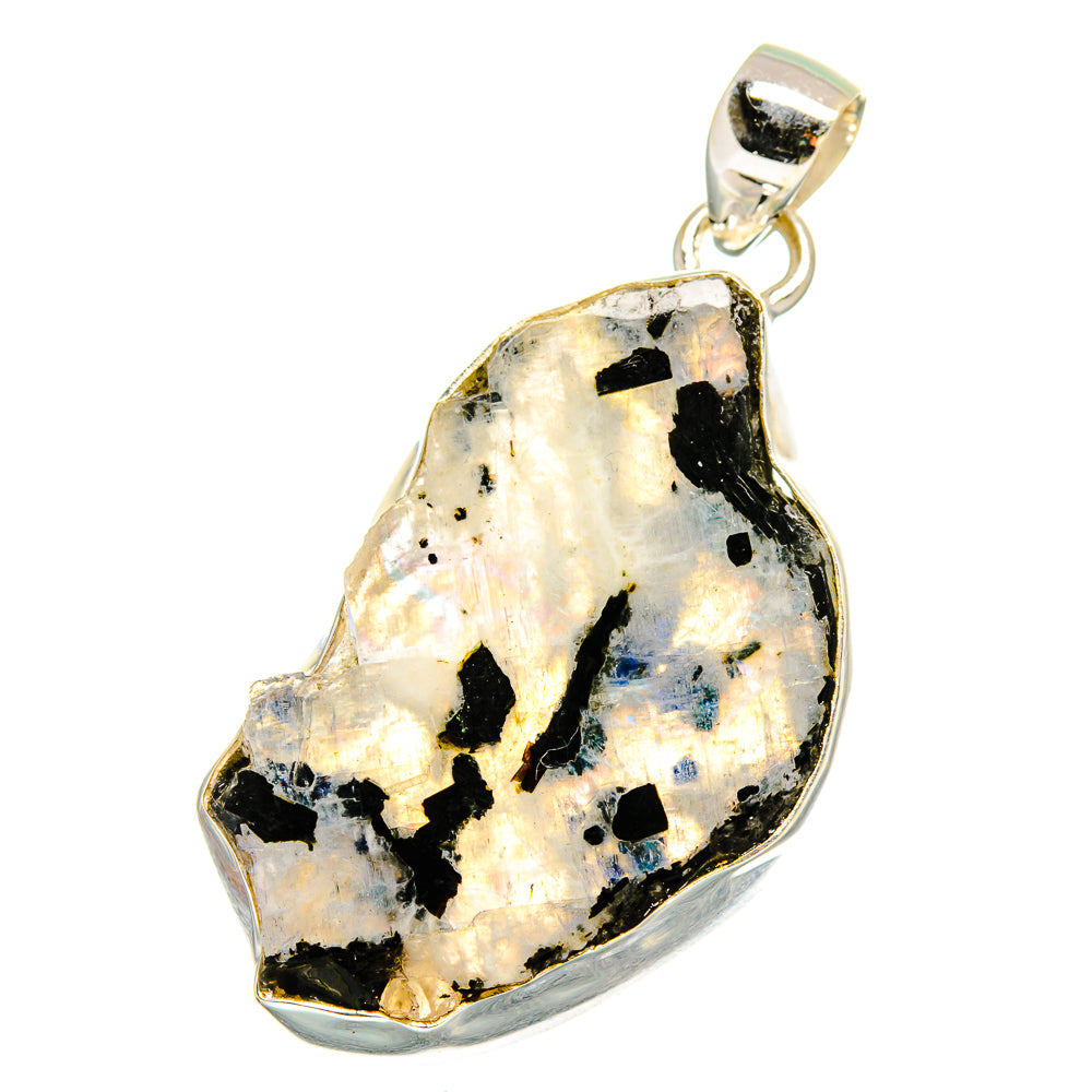 Rainbow Moonstone Pendants handcrafted by Ana Silver Co - PD16508