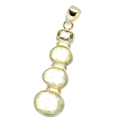 Prehnite Pendants handcrafted by Ana Silver Co - PD16513 - Photo 2
